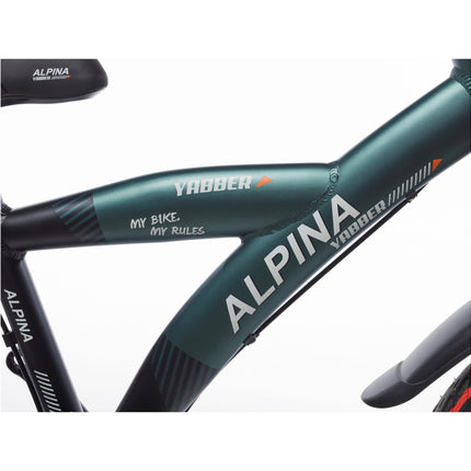 Alpina Yabber J20 Meisjes 2023 - Pine Green Matte - Vivid Black Matte