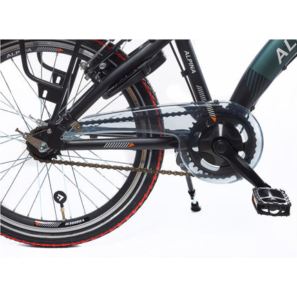 Alpina Yabber J20 Meisjes 2023 - Pine Green Matte - Vivid Black Matte