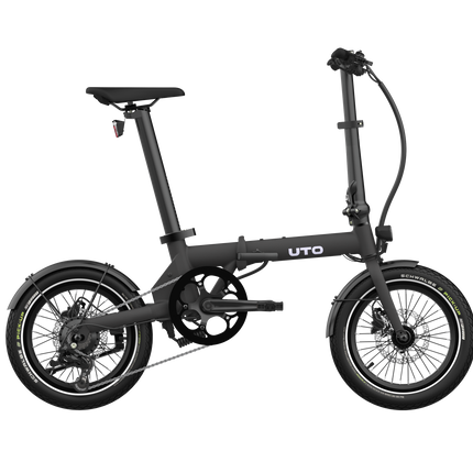 UTO Elektrische Vouwfiets OG16 v1 Uart Zwart 2026