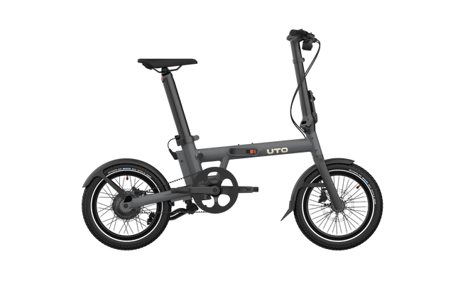 UTO Elektrische Vouwfiets PRO16 v0 Uart Grijs 2025