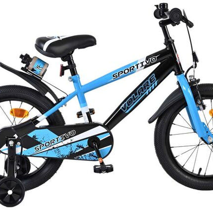 VOLARE Sportivo Jongens Ink Black With Blue Lines 25cm 2025