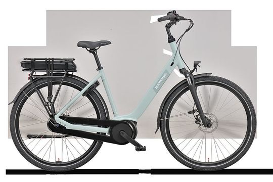 Batavus ALTURA CP PLUS DK Dames GREY TURQUOISE MATT Altura CP Plus DK (Grey Turqoise Matt) 46