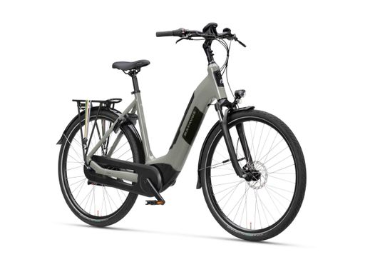 Batavus Altura E-Go Power Pro BES2 Flex Accu Dames 2023 - Kleigrijs Glans