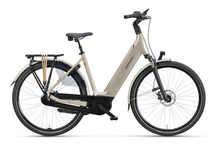 Batavus Finez E-Go Power BES3 Flex Accu Dames 2024 - Champagne Goud