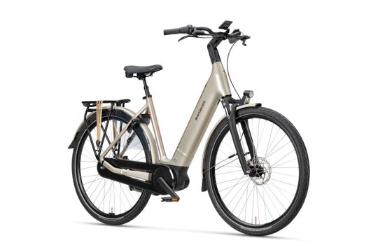 Batavus Finez E-Go Power BES3 Flex Accu Dames 2024 - Champagne Goud