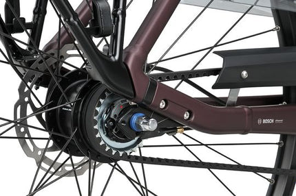 Batavus Finez PT Exclusive Flex accu Uni - Burgundy Red Matt