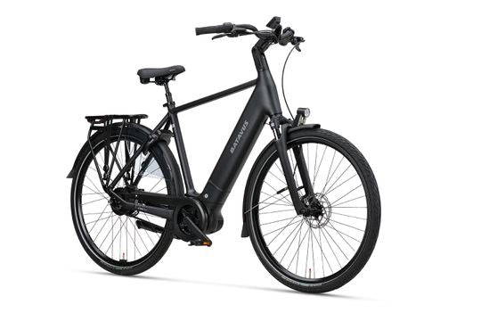 Batavus Finez PT Exclusive Plus Flex accu Heren - Volcano Black Matt